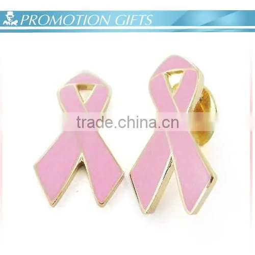 custom metal aids cancer ribbon badge