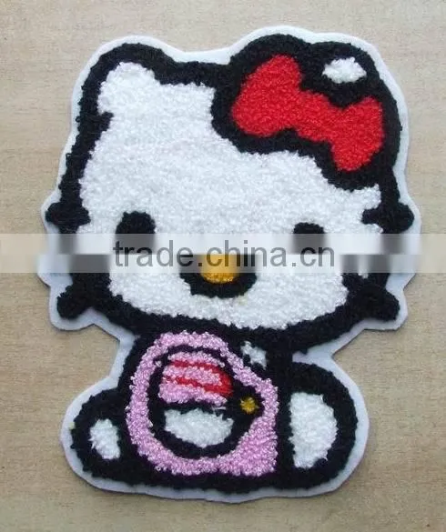 digitized custom logo full embroidered badges
