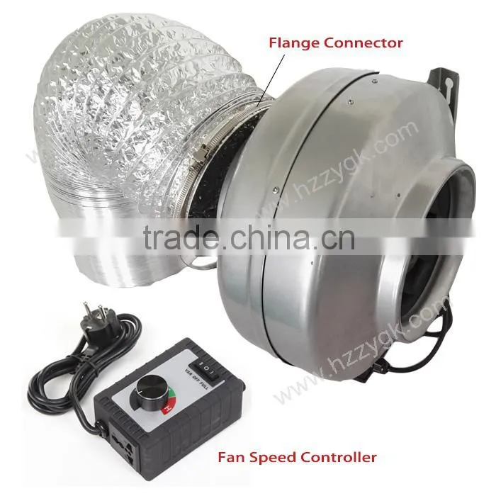 Metal Casing 4",6",8",10",12" 120V/230V AC Current Ventilation Blower Fan/Axial Flow Type Circular Mounted Duct Fan