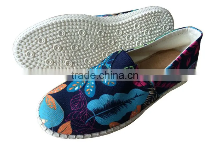 Latest design Rubber Sole Canvas Shoes for women