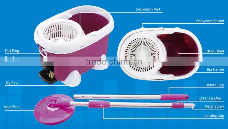 360 floor cleaning mops dry/wet multi-use