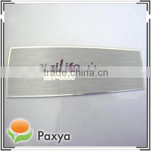 Aluminum logo sticker for computer
