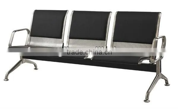 Alibaba express stainless steel bench with backrest