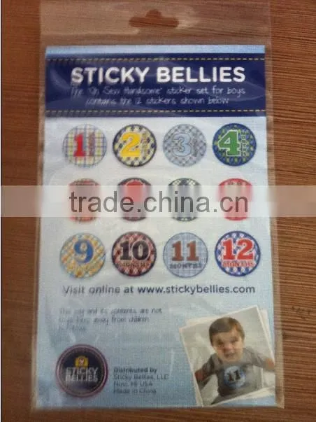 Fancy baby boy belly milestone stickers