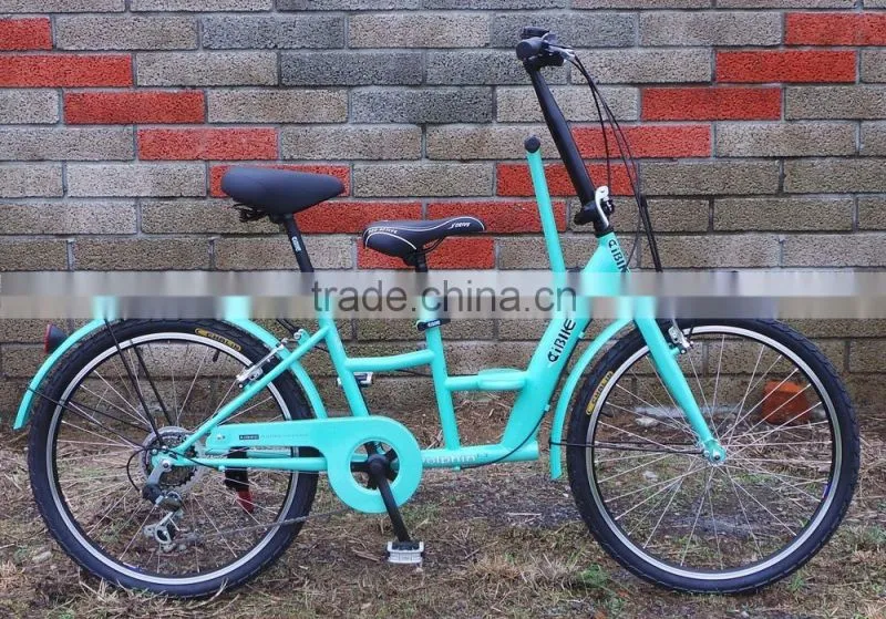 AiBIKE - Mom & Baby - 24 inch 7 speed - green - mom and baby bike
