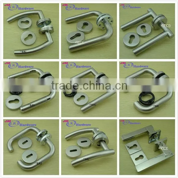 304 Stainless steel entrance door handle , tubular door handle made in China manufacturer
