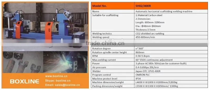 8 Rosettes Vertical Standard Girth Welding Machine