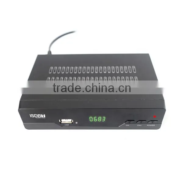 MINI HD 1080P isdb-t receiver, Digital tv set top box isdb-t with MPEG-2/MPEG-4 Decoding for South America
