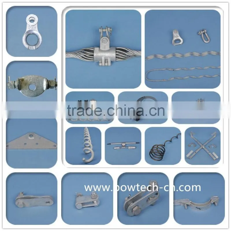 ADSS cable tension clamp 200m span (One amour rod)