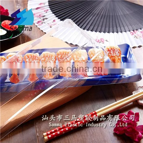 KW-0010LH-B anti-fog functional dessert box / disposable sushi tray take-out packaging