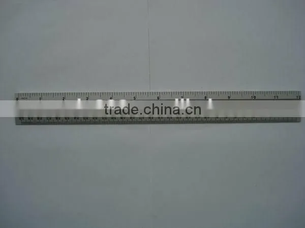 Promotional desk &office gift metal 30 cm aluminium ruler