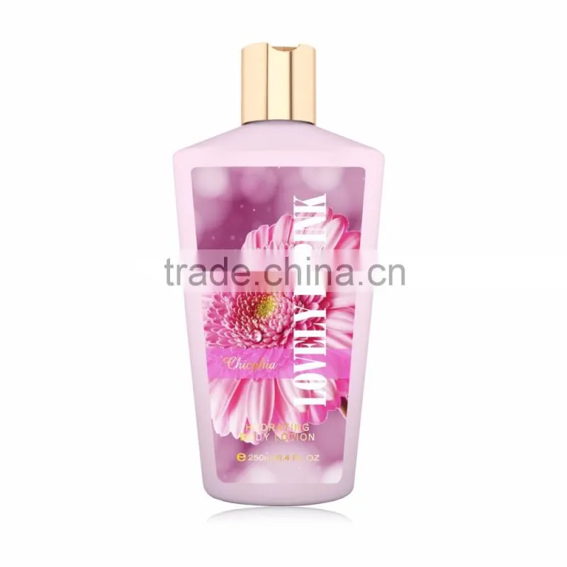 Chicphia 250ml/8.4 fl.oz OEM body lotion wholesale lovely in pink