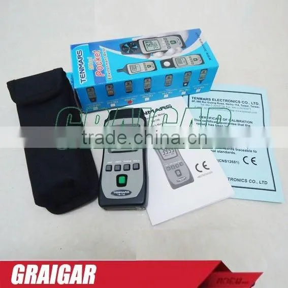 TM-750 Mini Pocket Solar Radiation Power Meter Tester Range 4000W/m2 634Btu TM750