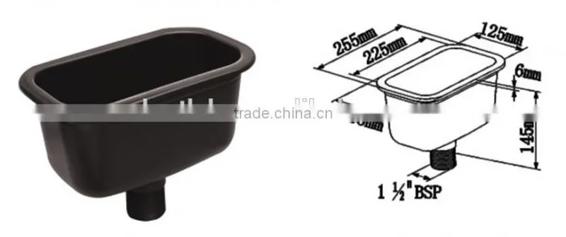 Cheap High Grade PP Laboratory Chemical Resistant Sink
