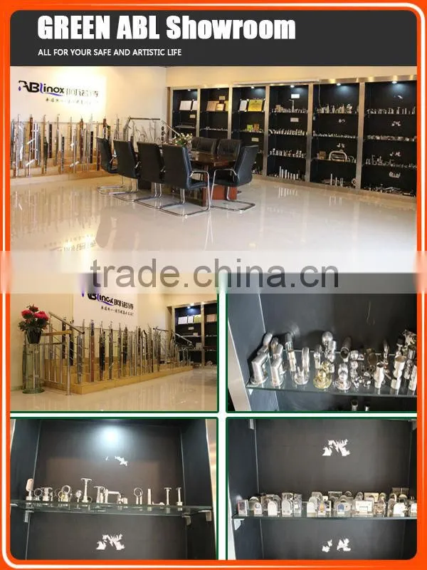 304/316 Building material for project stainless steel glass railing glass balustrade glass handrail
