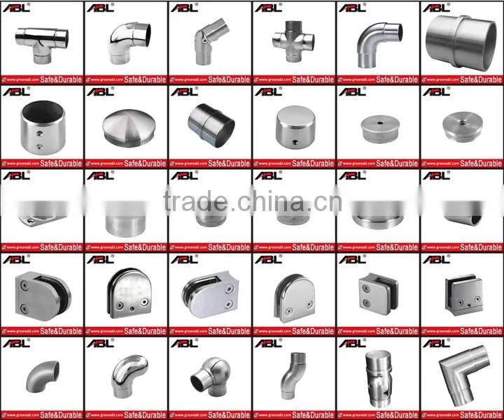 handrail glass railing fence post accessory fitting for Stainless Steel balustrade