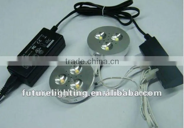 Shenzhen factory direct sell high power energy saving 3W DC12/24V led beautuful puck light