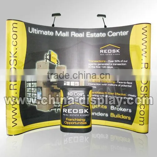 Magnetic pop up display pop up frame
