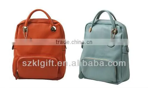 Designed Fashionable Camel Backpack for College Girls