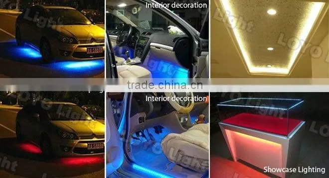 For car/auto,house multi color strip led light,flexible led strip car waterproof 5050 smd