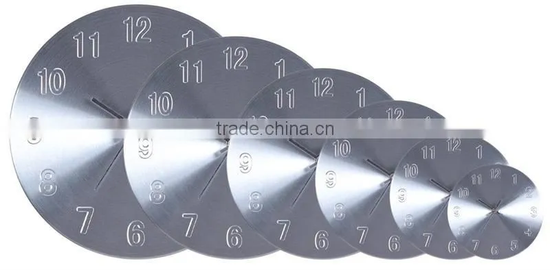 logo promotional Customized Aluminum round Wall Clock China