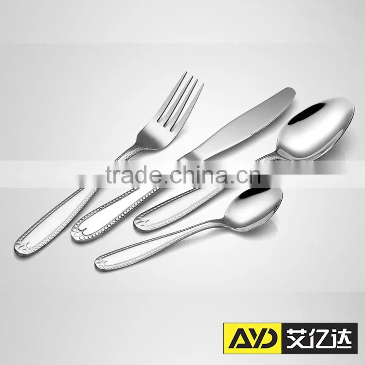 Different Kinds of Flatware!made in China gold plated flatware wholesale