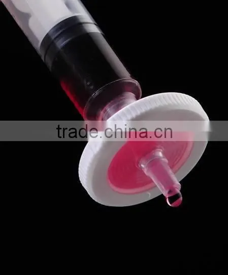 Syringe Filters of PVDF, PES, MCE, Nylon, PTFE Membranes