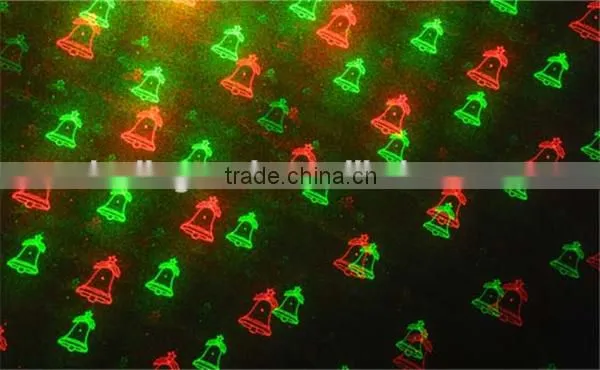 Christmas Mini Stage Laser Lighting 8 Gobos with Gift Box