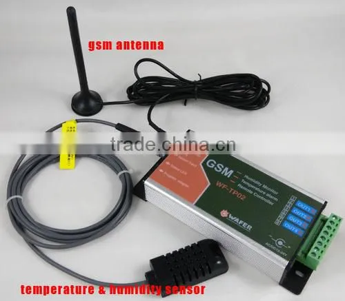 GSM temperature and humidity alarm and controller device Email Log report
