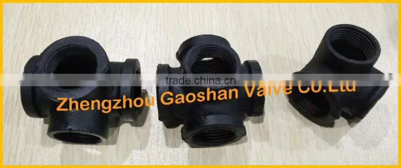casting iron decorative pipe cross/3d corss with high quality