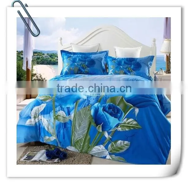 cotton 3d disperse printed fabric for bedding sets