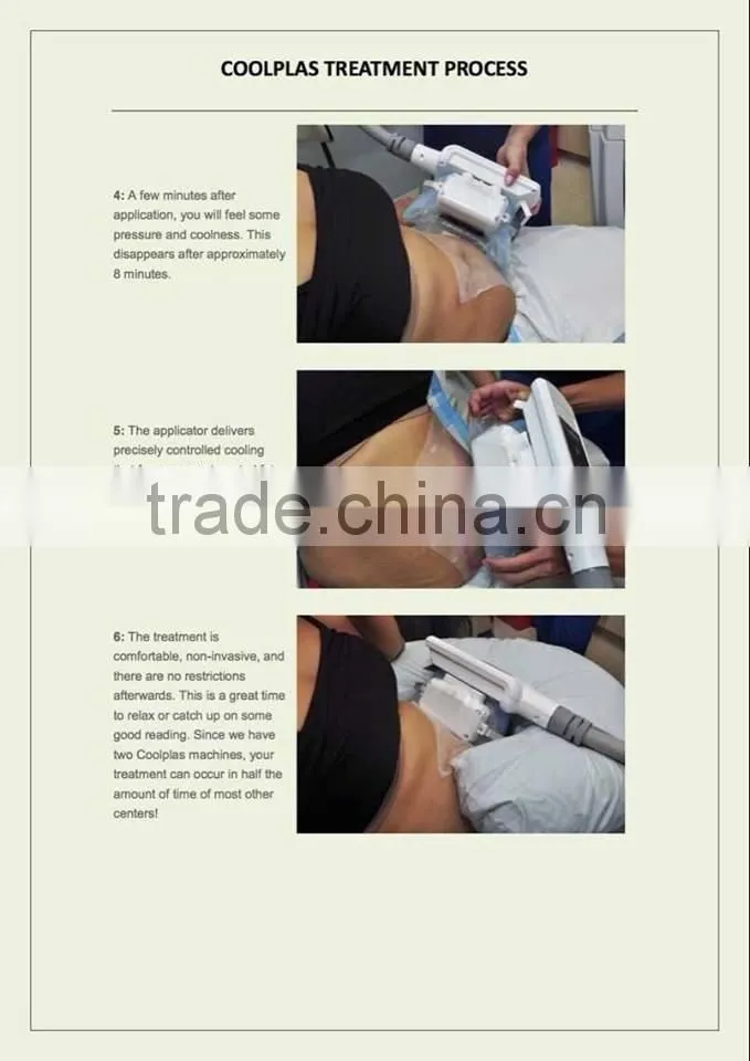 Sincoheren Coolplas fat freezing machines for slimming