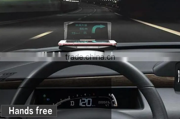Wholesale Head Up Display, Car HUD Phone GPS Navigation Image Reflector, Cell phone Holder Mount