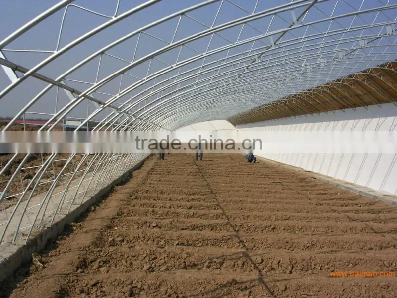 Agricultural single-spansolar lean to greenhouse