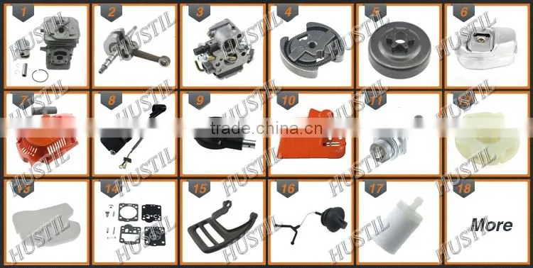 Starter Cylinder kit Carburetor and do on H236 H240 dolmar chainsaw parts