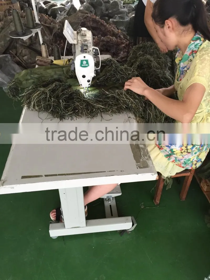 Snow camouflage clothing ghillie suit