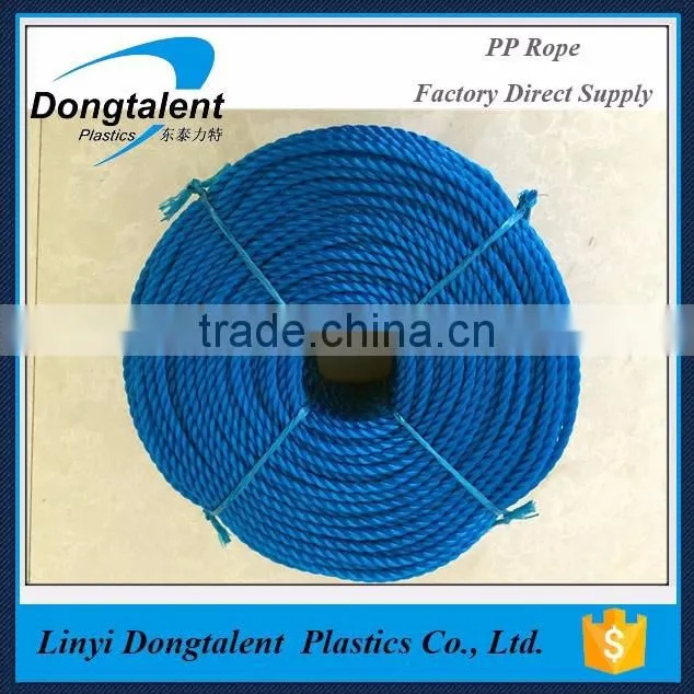 100% PE virgin polythylene rope 20mm color rope
