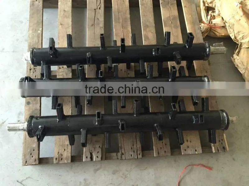 Walking tractor plough blade shaft 24 blades 60 mm