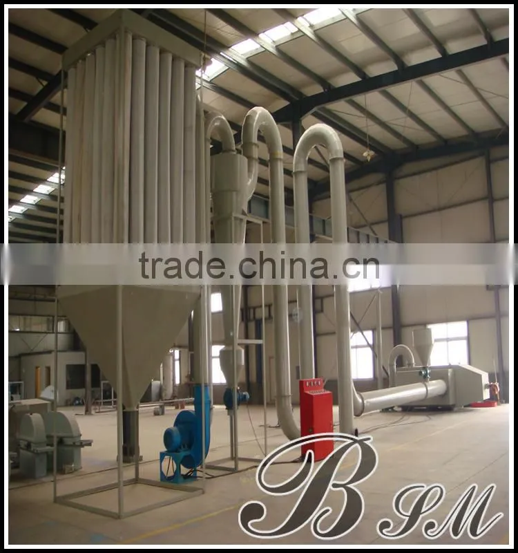 300-500kg/hour small biomass rice husk, sawdust flash dryer machine
