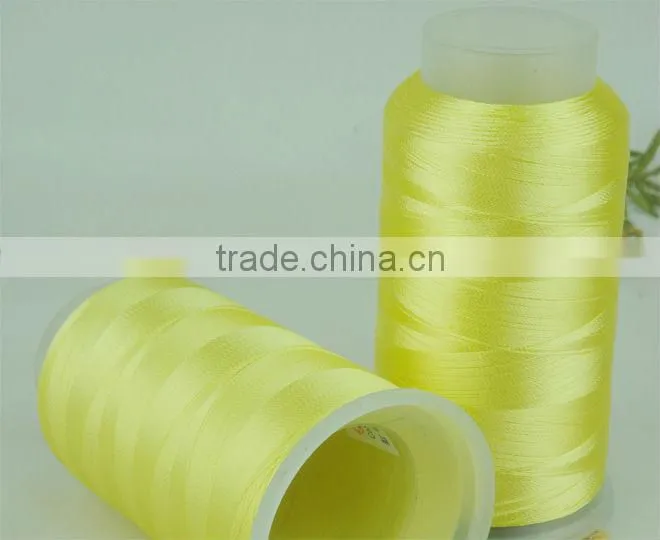 Threads for machine embroidery