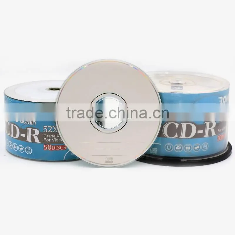 Good Price Grade A+ cd-r with 100 pcs Shrinkwrap Package