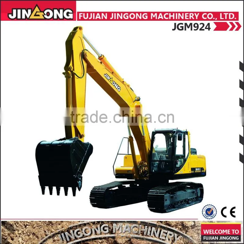 hydraulic loader JGM924 digging machine crawler excavator with breaking hammer