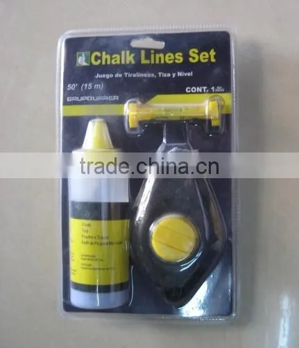 China factory sale various style plastic chalk lines reel measurement tools