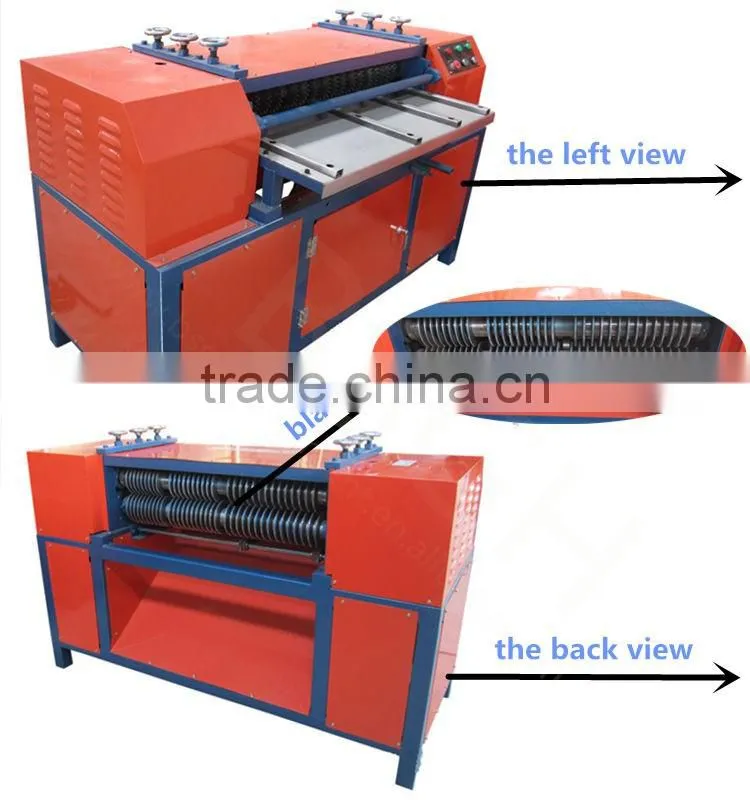 Air Conditioner Radiator Separator/Scrap Copper Wire Recycling Machine for pvc wire cable extrusion machines