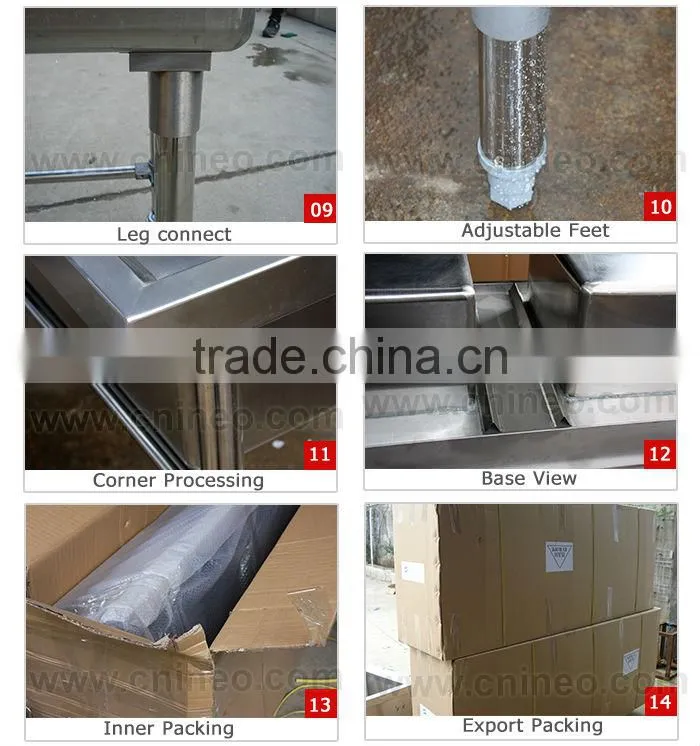 different types kitchen sinks/kitchen sink with wash board/stainless steel trough sink