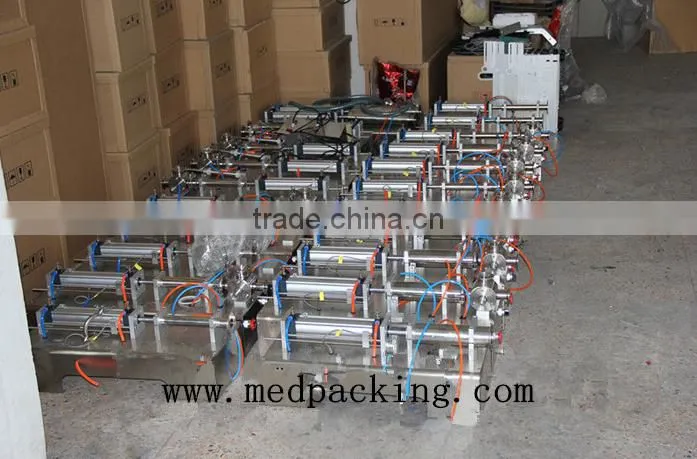 Fully stainless steel Semi-Automatic cosmetic Cream lotion, Jam, Sauce Filling Machine