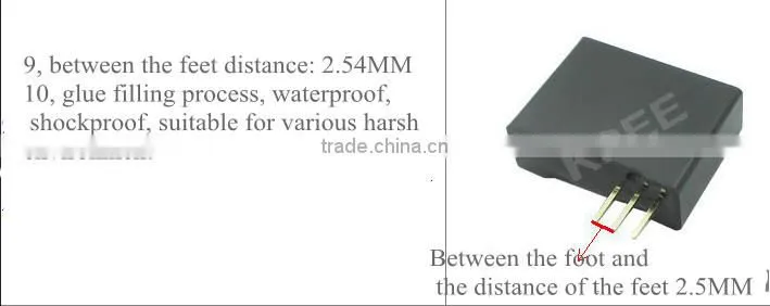Ultra-thin DC-DC step-down power module IC integrated 12V power supply module 5V1A turn over 2596 power converter
