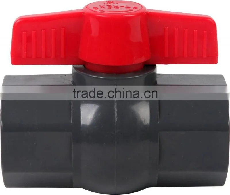 PVC Octagon Ball Valve For Water-Saving Irrigation