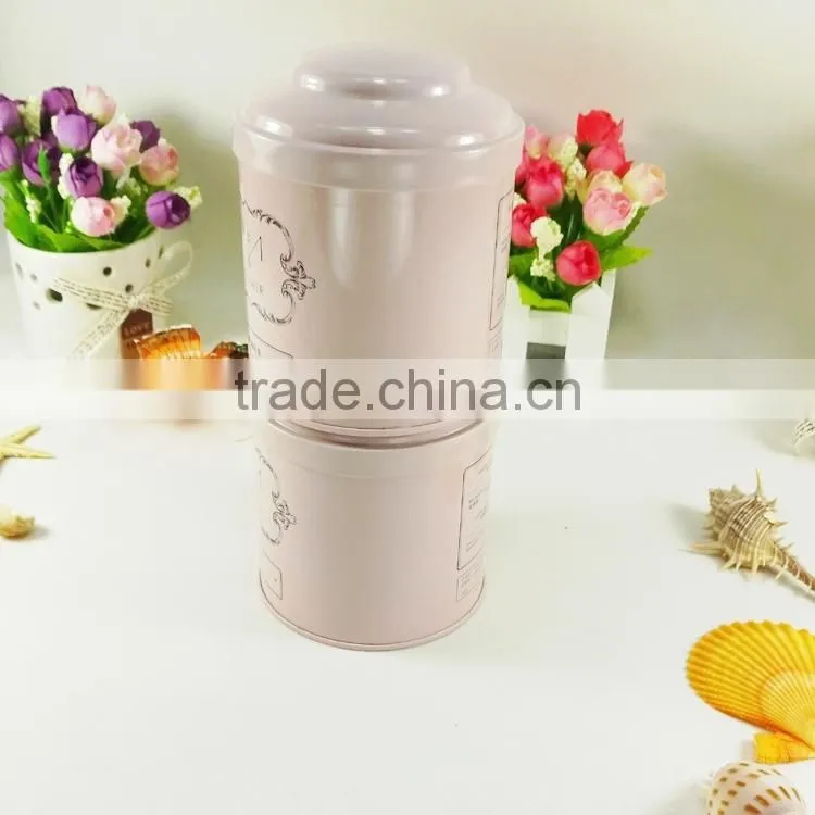 hot sale rose tea tin by OEM