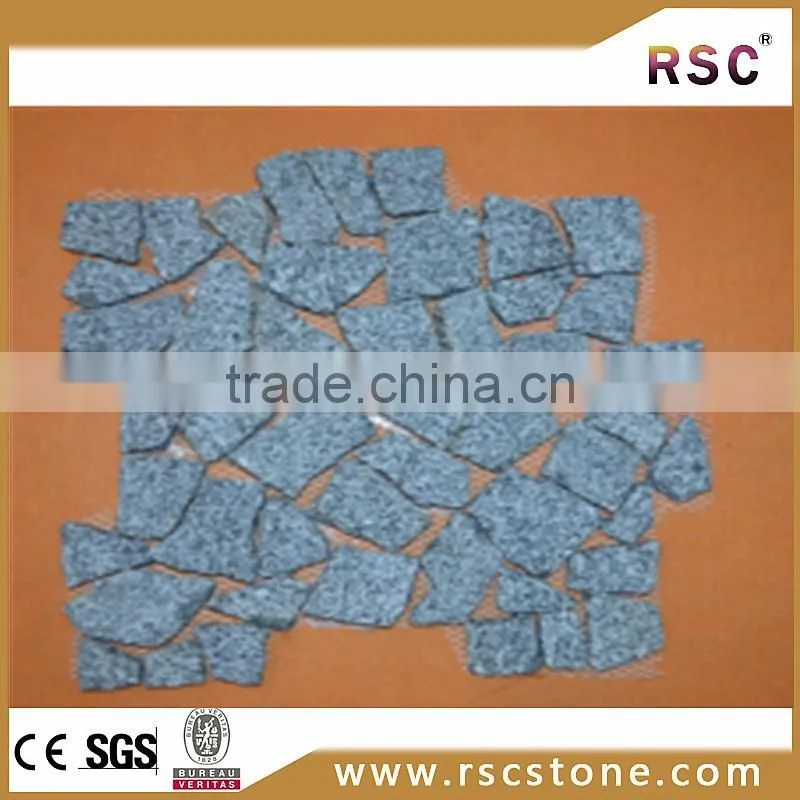 Grey level pebble wash stone